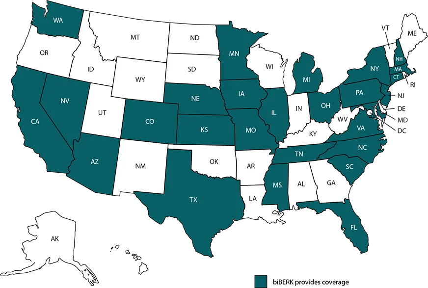 Umbrella Coverage Map