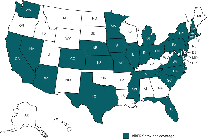 Umbrella Coverage Map